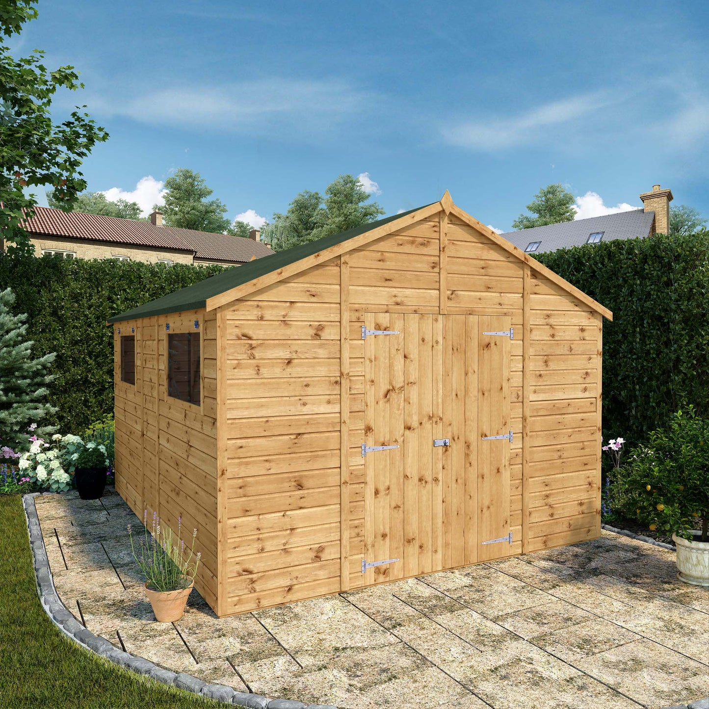 Mercia 12 x 10 Premium Shiplap Apex Workshop