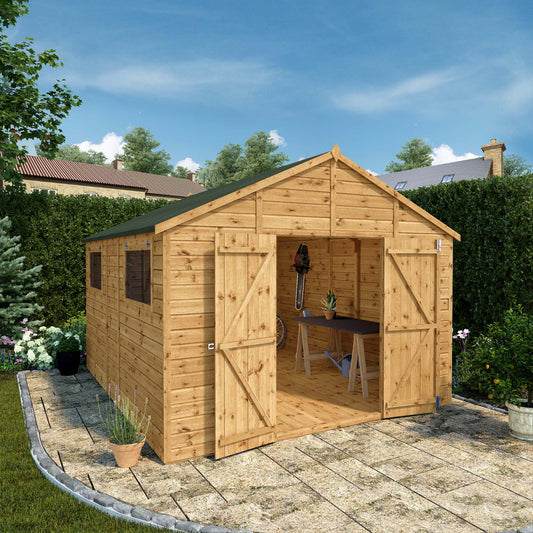 Mercia 12 x 10 Premium Shiplap Apex Workshop