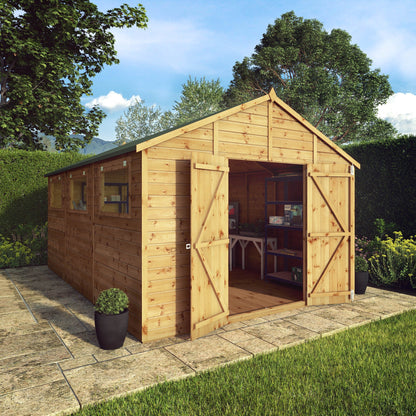 Mercia 15 x 10 Premium Shiplap Apex Workshop