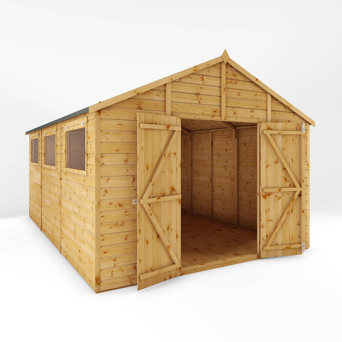 Mercia 15 x 10 Premium Shiplap Apex Workshop