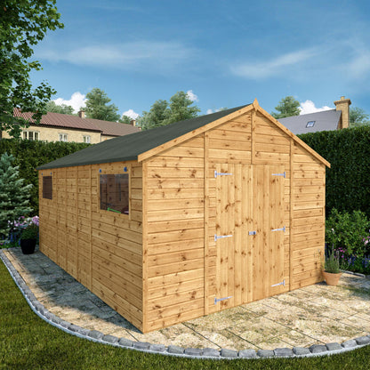 Mercia 16 x 10 Premium Shiplap Apex Workshop