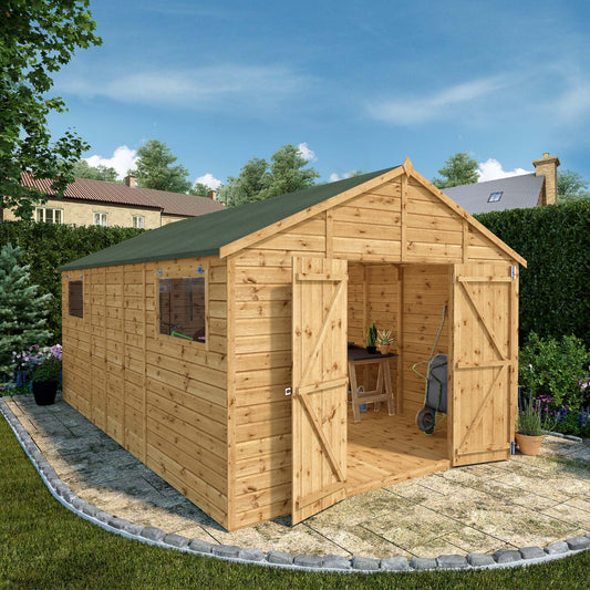 Mercia 16 x 10 Premium Shiplap Apex Workshop