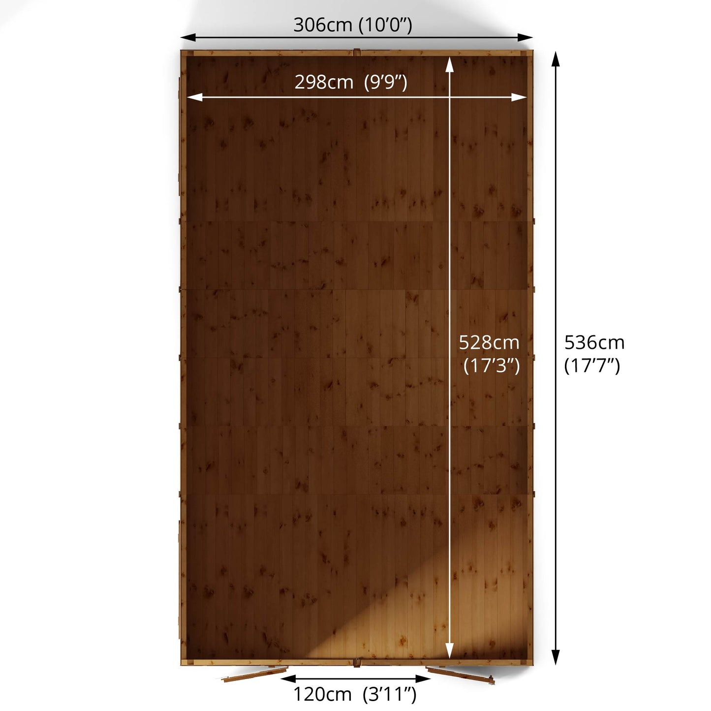 Mercia 18 x 10 Premium Shiplap Apex Workshop