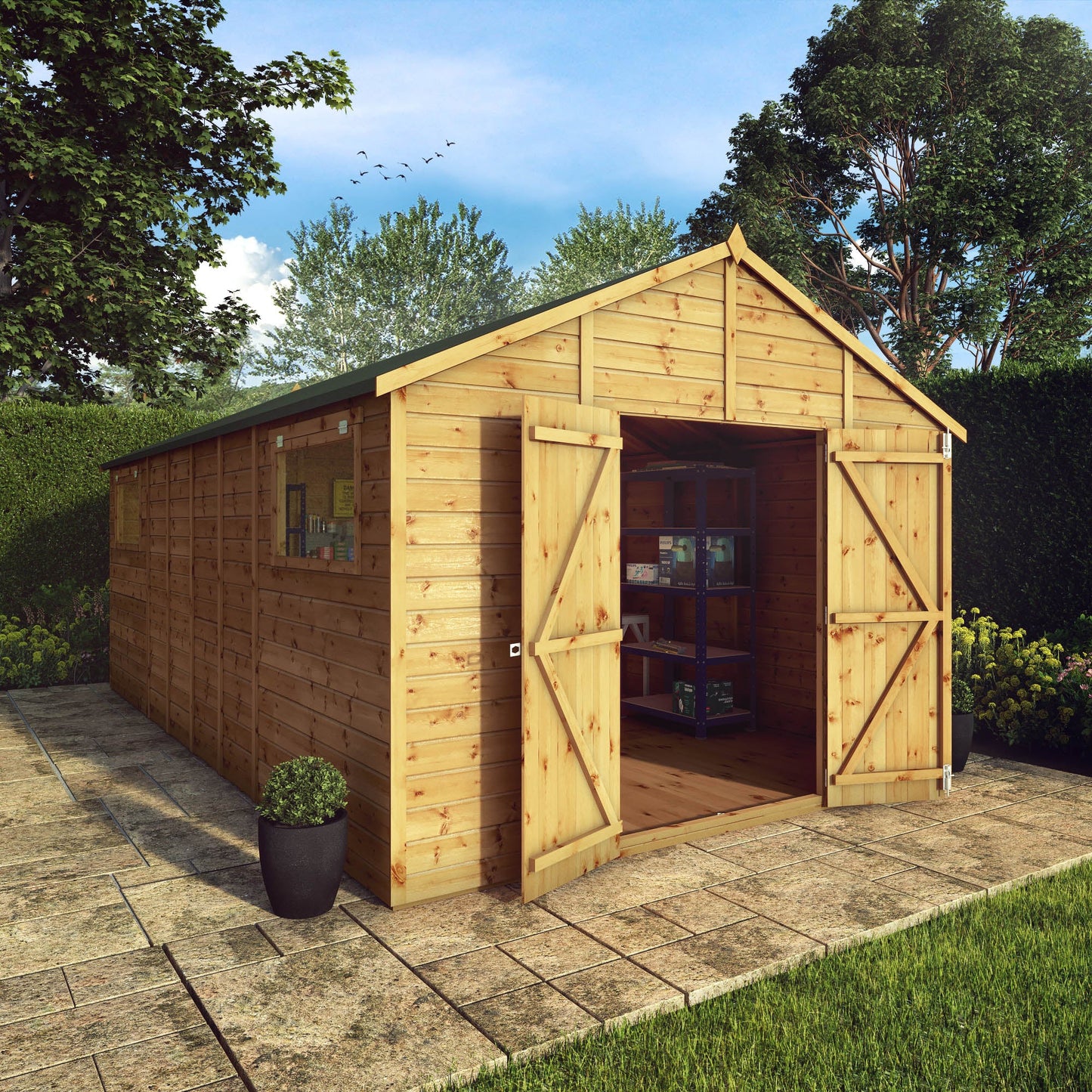 Mercia 18 x 10 Premium Shiplap Apex Workshop