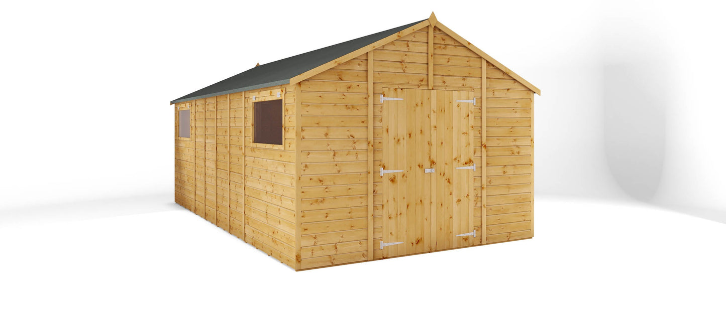 Mercia 18 x 10 Premium Shiplap Apex Workshop