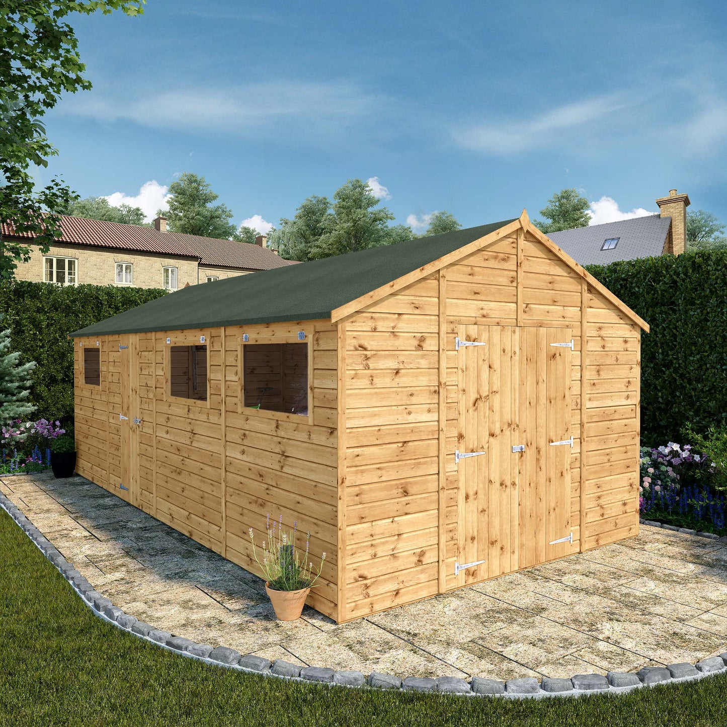 Mercia 20 x 10 Premium Shiplap Apex Workshop