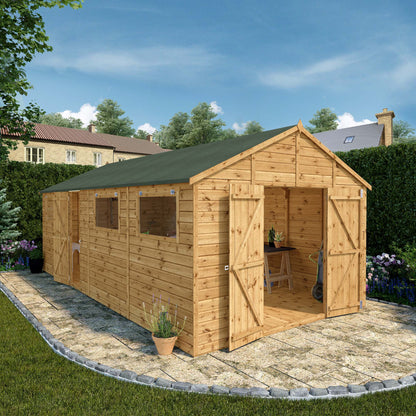 Mercia 20 x 10 Premium Shiplap Apex Workshop