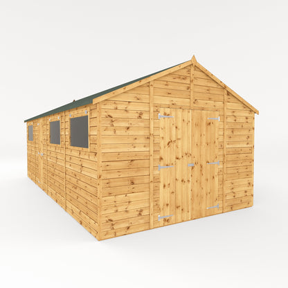 Mercia 20 x 10 Premium Shiplap Apex Workshop