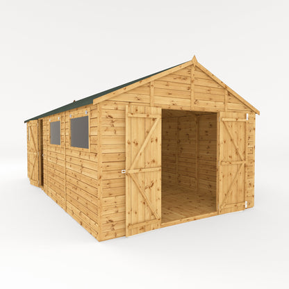 Mercia 20 x 10 Premium Shiplap Apex Workshop