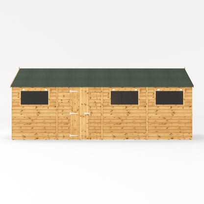 Mercia 20 x 10 Premium Shiplap Apex Workshop