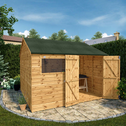 Mercia 10 x 10 Premium Shiplap Reverse Apex Workshop