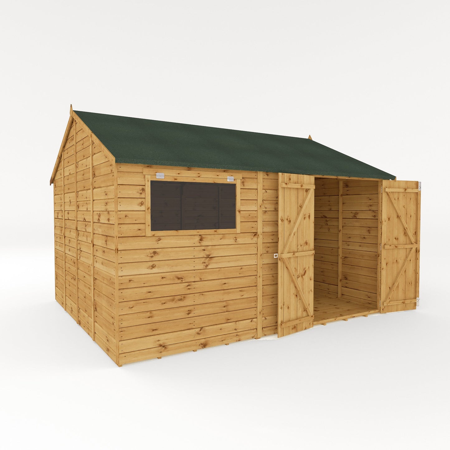 Mercia 12 x 10 Premium Shiplap Reverse Apex Workshop