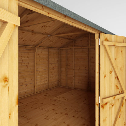 Mercia 15 x 10 Premium Shiplap Reverse Apex Workshop