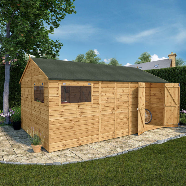 Mercia 16x10 Premium Shiplap Reverse Apex Workshop