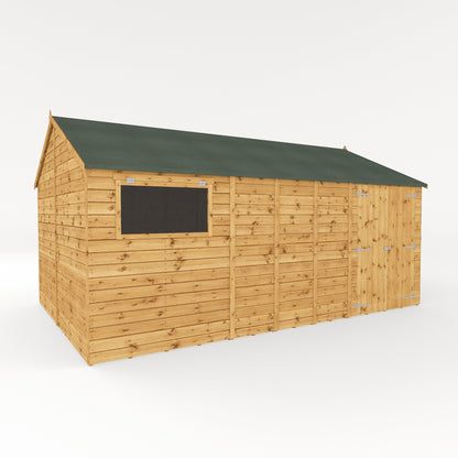 Mercia 16 x 10 Premium Shiplap Reverse Apex Workshop