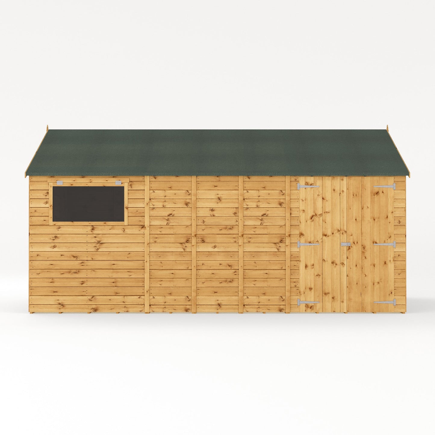 Mercia 16 x 10 Premium Shiplap Reverse Apex Workshop