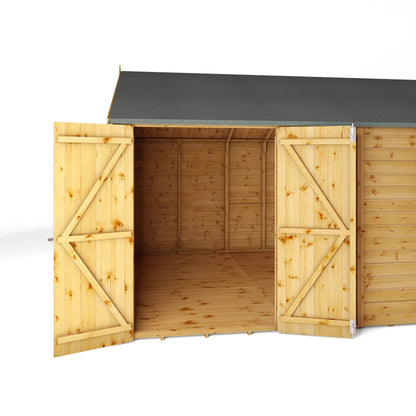 Mercia 18 x 10 Premium Shiplap Reverse Apex Workshop