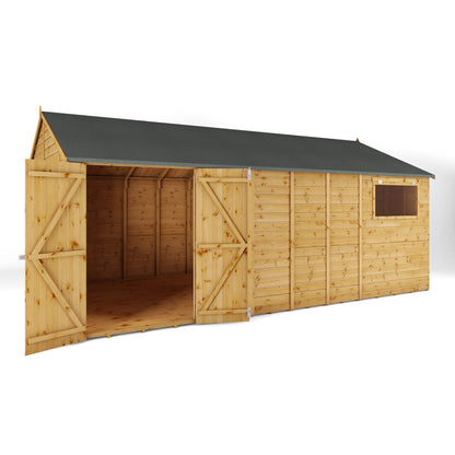 Mercia 18 x 10 Premium Shiplap Reverse Apex Workshop