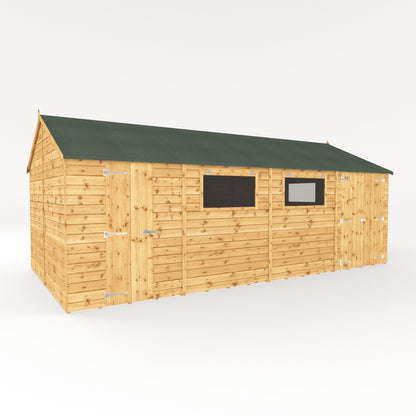 Mercia 20 x 10 Premium Shiplap Reverse Apex Workshop