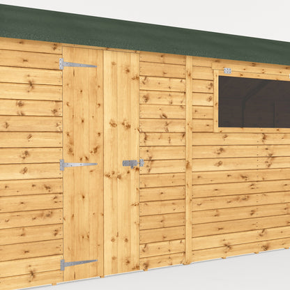 Mercia 20 x 10 Premium Shiplap Reverse Apex Workshop