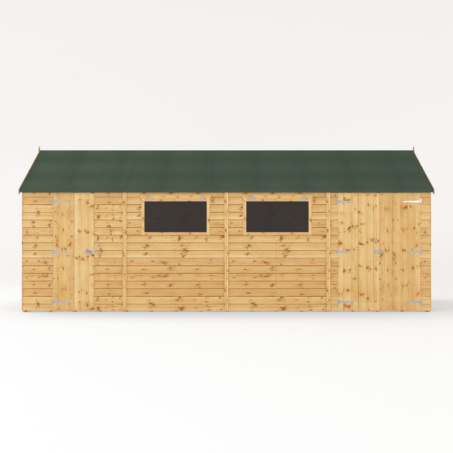 Mercia 20 x 10 Premium Shiplap Reverse Apex Workshop