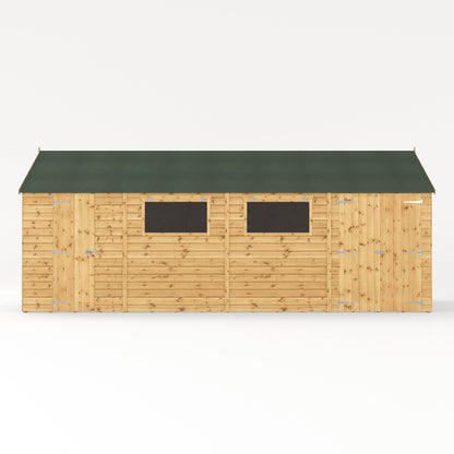 Mercia 20 x 10 Premium Shiplap Reverse Apex Workshop