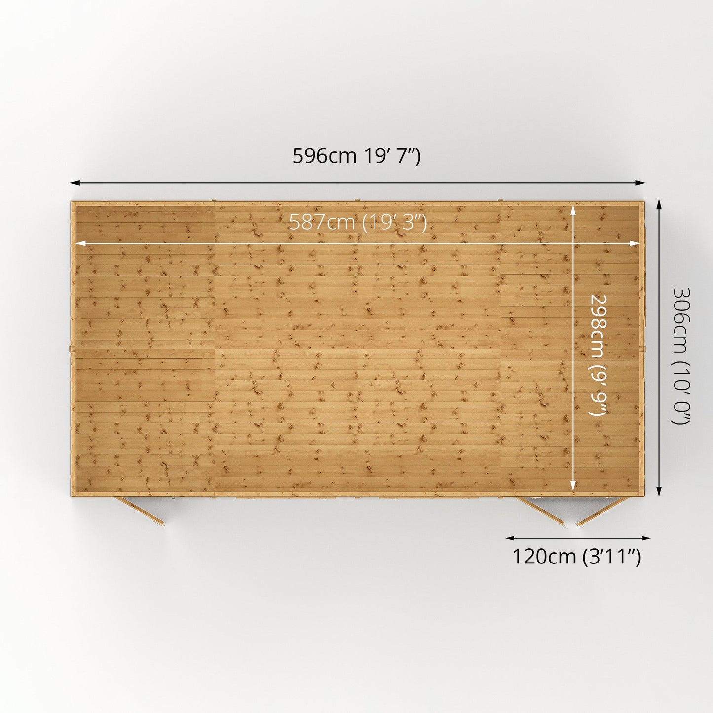 Mercia 20 x 10 Premium Shiplap Reverse Apex Workshop