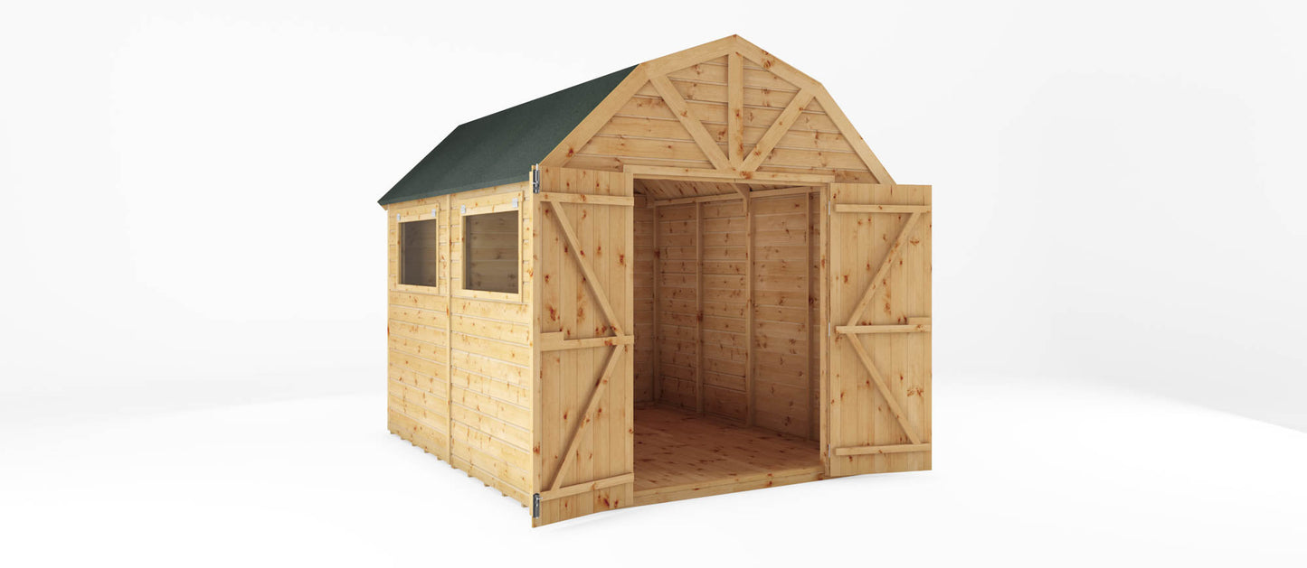 Mercia 10 x 8 Premium Shiplap Dutch Barn