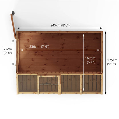 Mercia 8 x 6 Premium Potting Shed