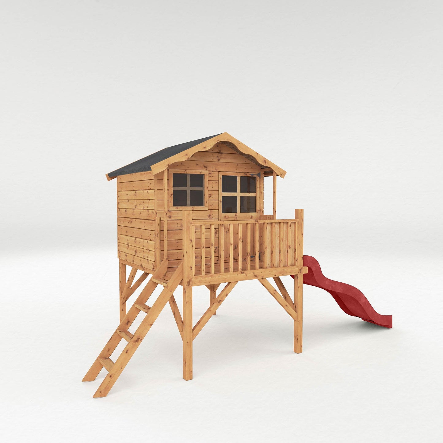 Mercia Poppy Playhouse with Tower & Slide