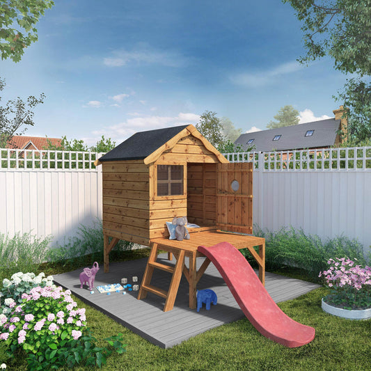 Mercia Snug Playhouse with Tower & Slide