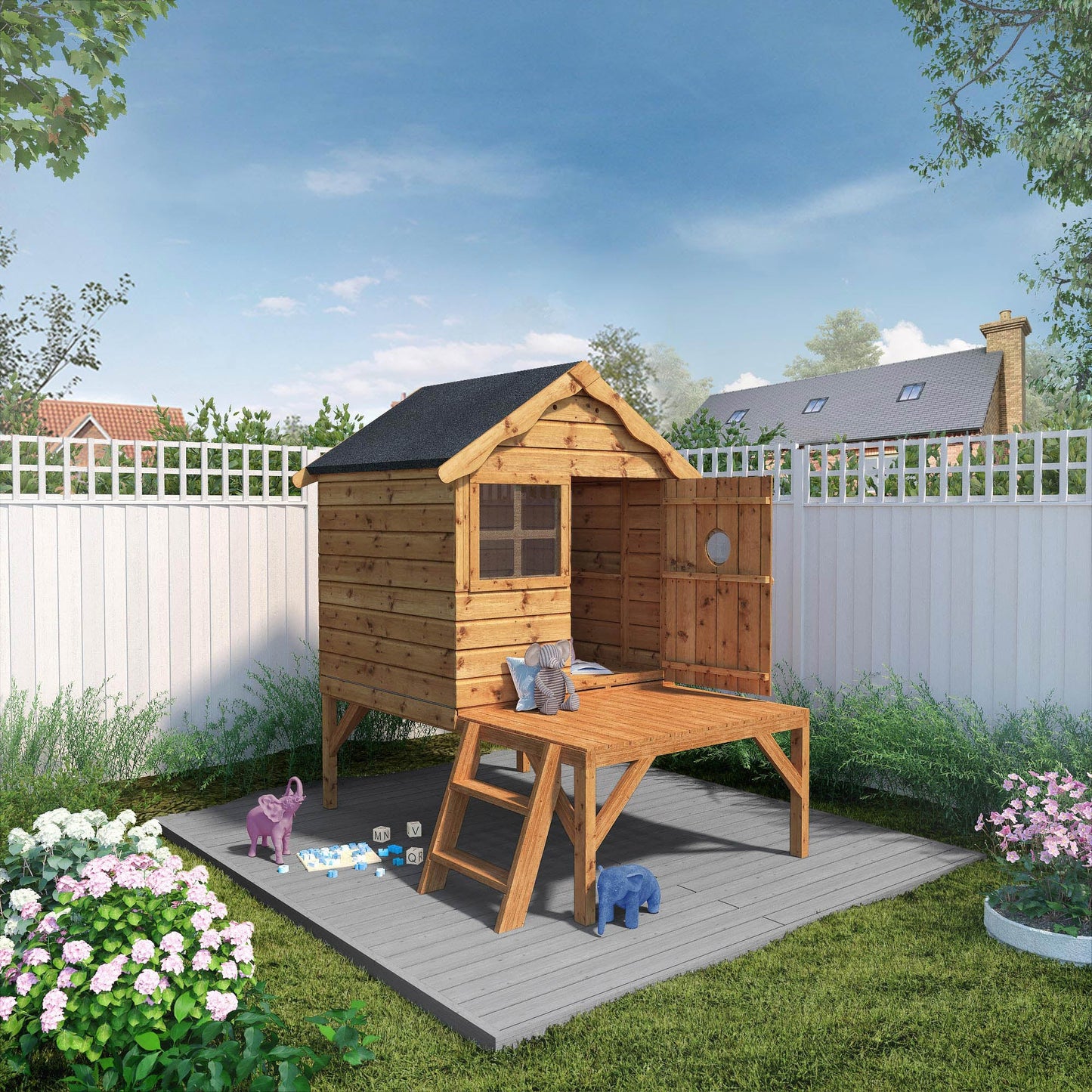 Mercia Snug Playhouse with Tower