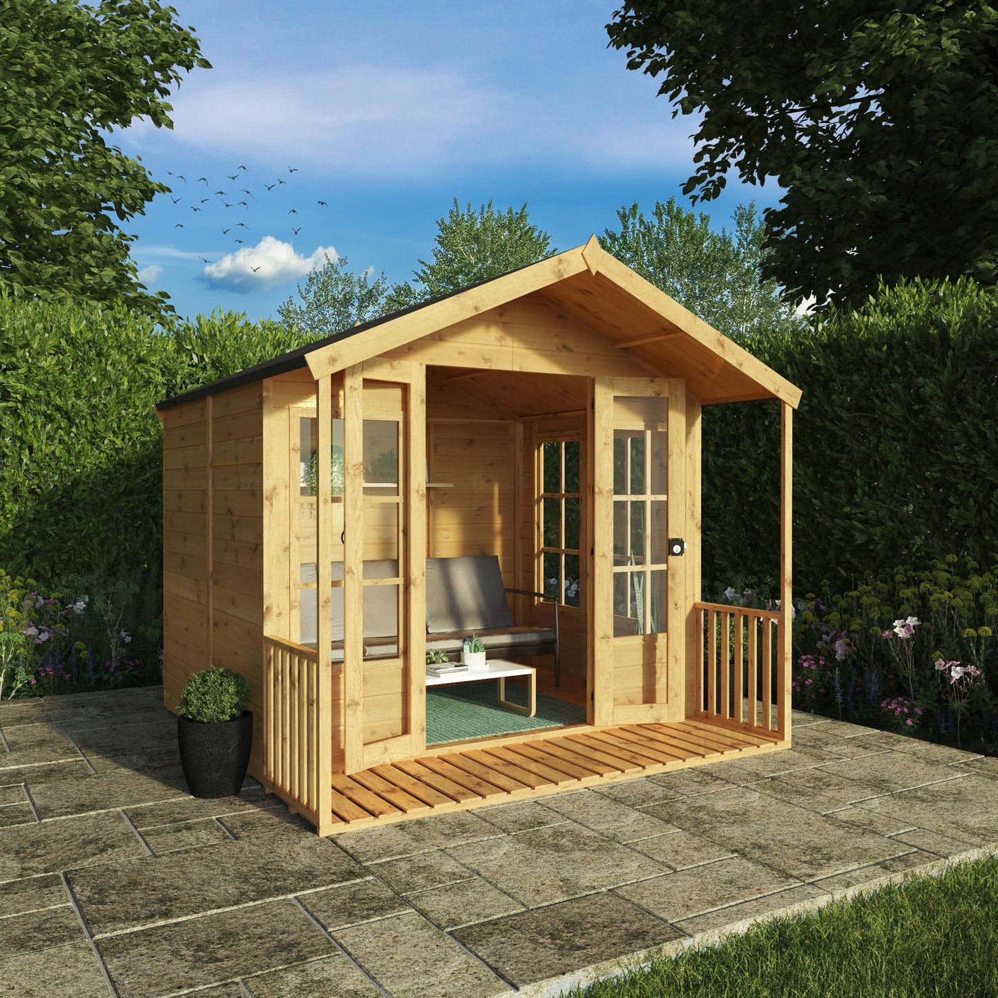 Mercia 8 x 8 Premium Wessex Summerhouse