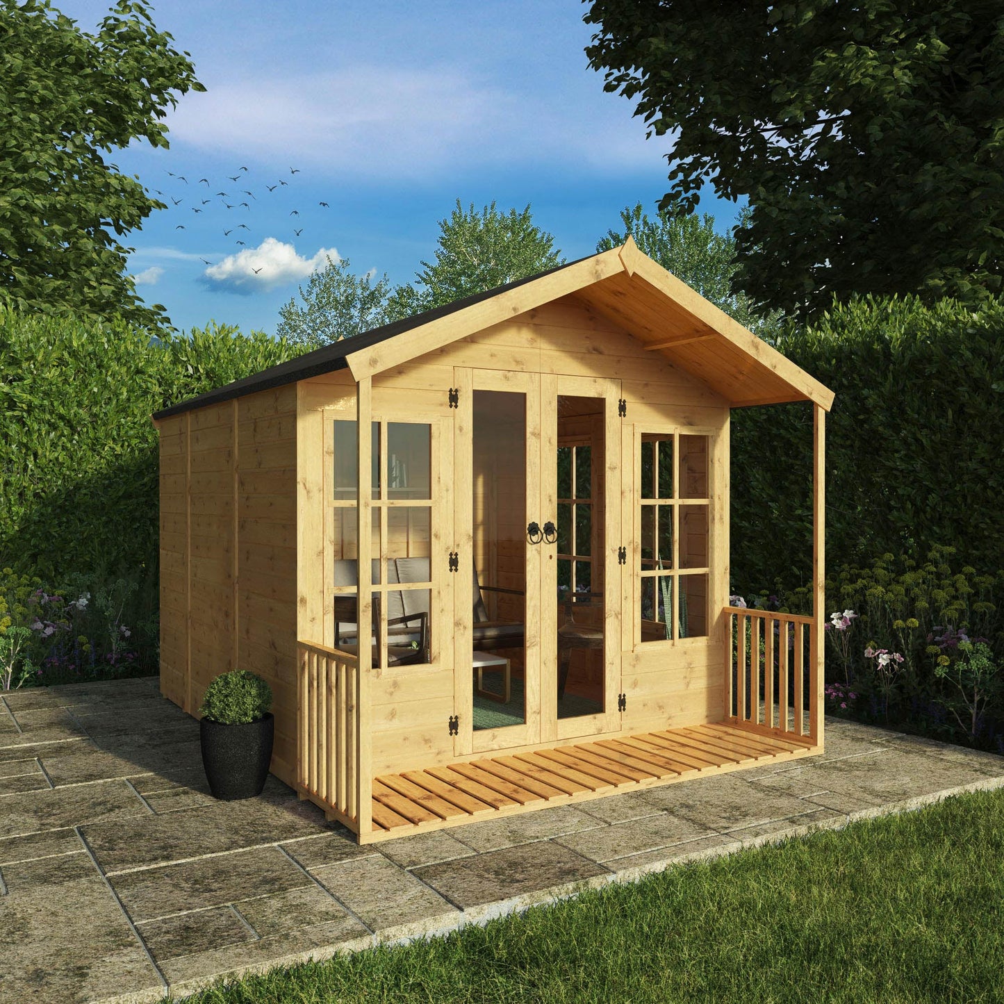 Mercia 10 x 8 Premium Wessex Summerhouse