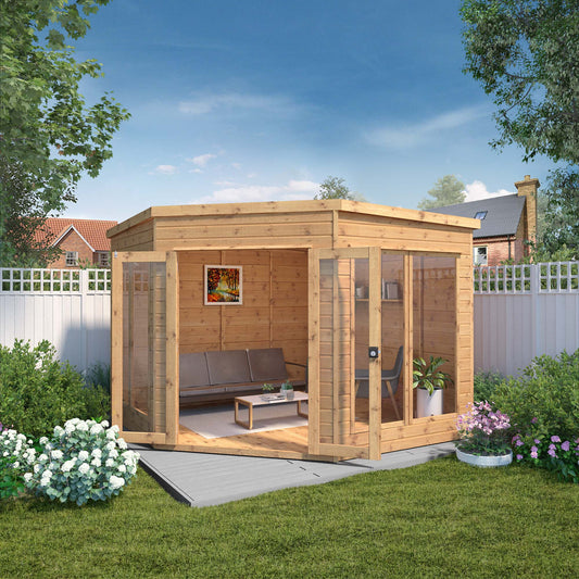 Mercia 9 x 9 Premium Corner Summerhouse