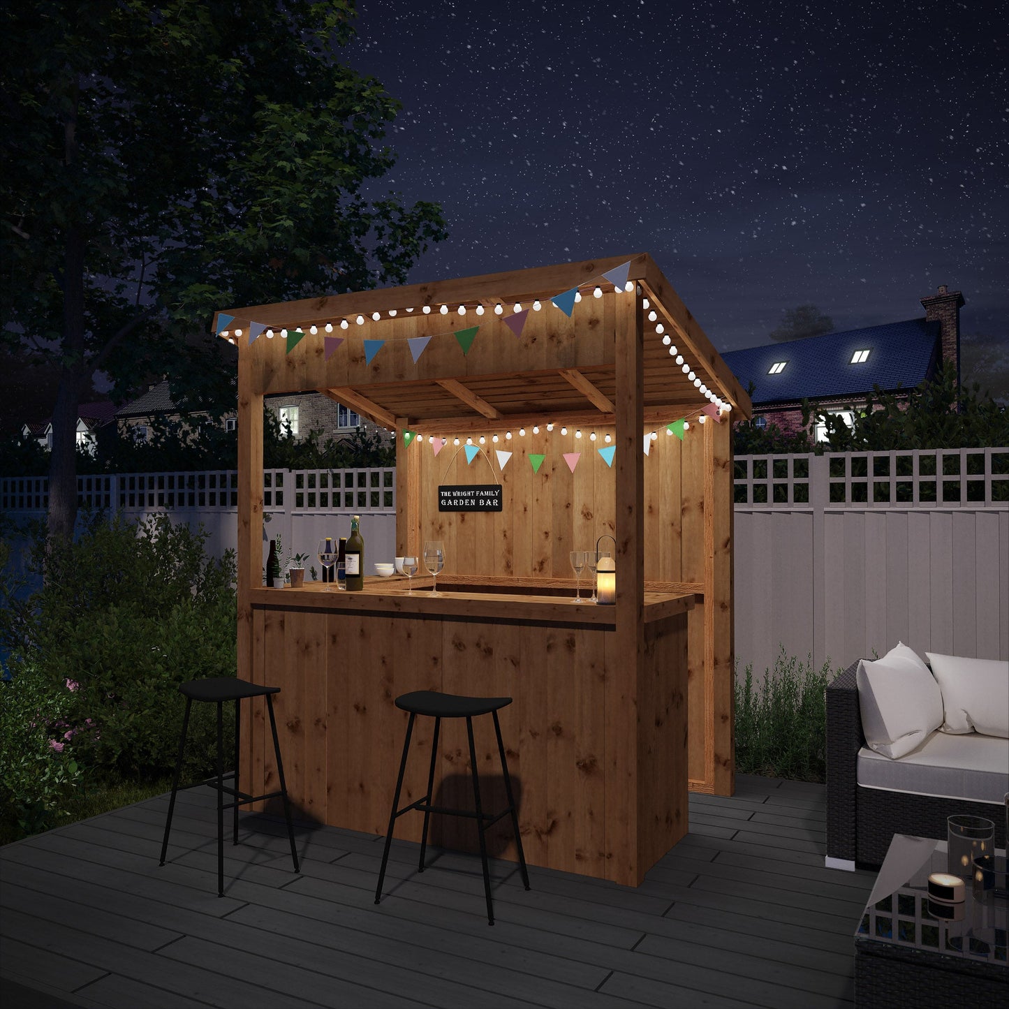 Mercia 6 x 4 Pressure Treated Garden Bar