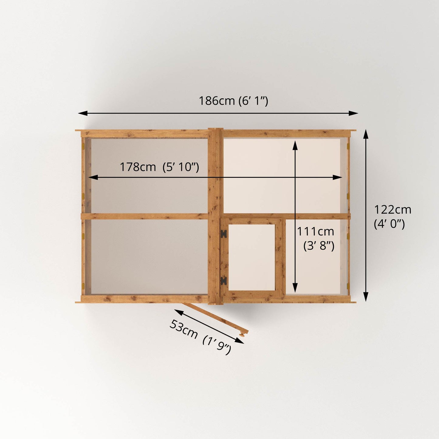 Mercia 4 x 6 Traditional Greenhouse