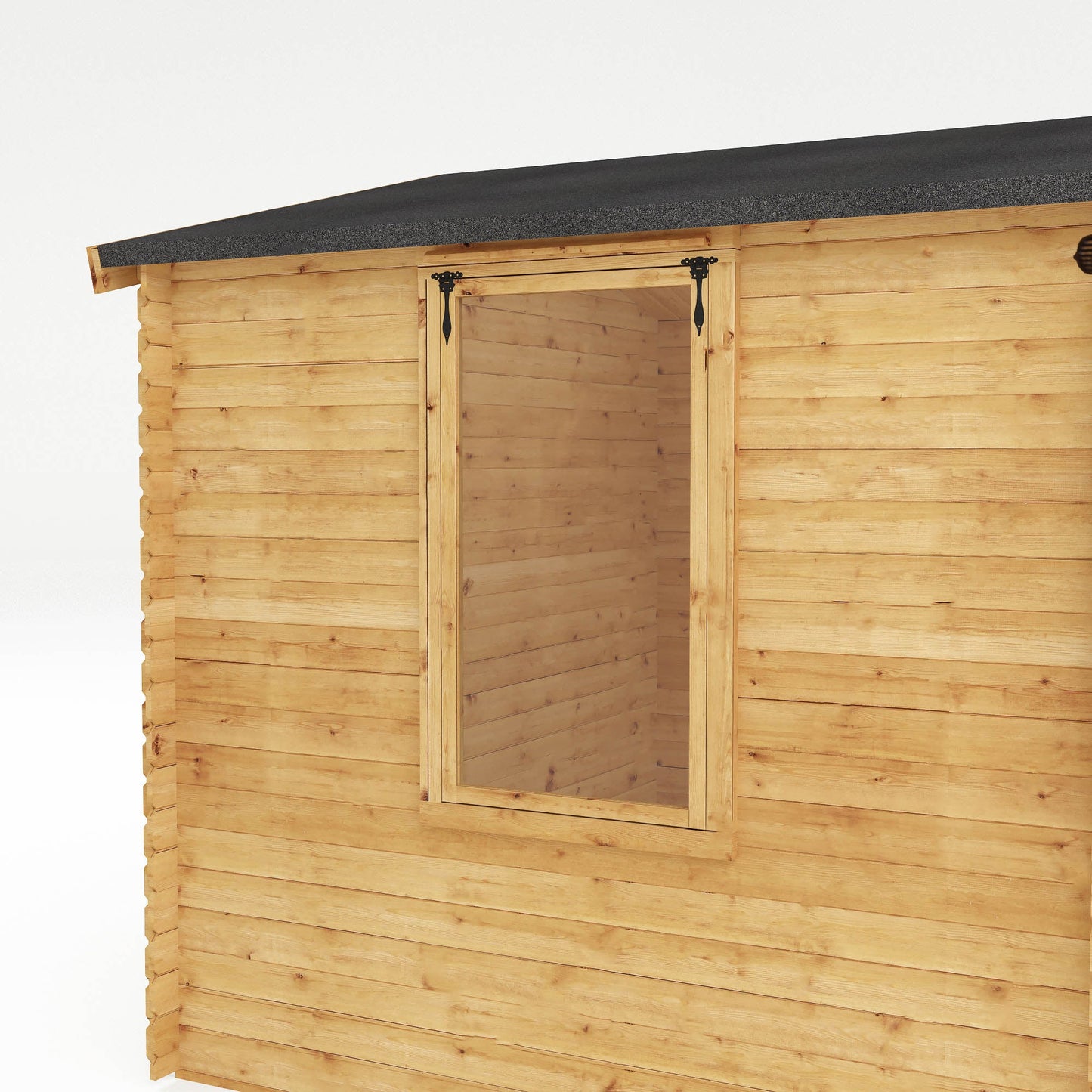 Mercia 2.6m x 3.3m Apex Log Cabin - 19mm