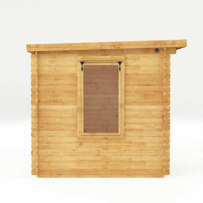 Mercia 2.4m x 2.4m Pent Log Cabin - 19mm