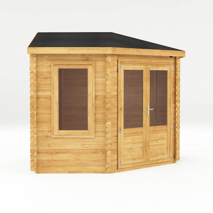 Mercia 3m x 3m Corner Log Cabin - 28mm