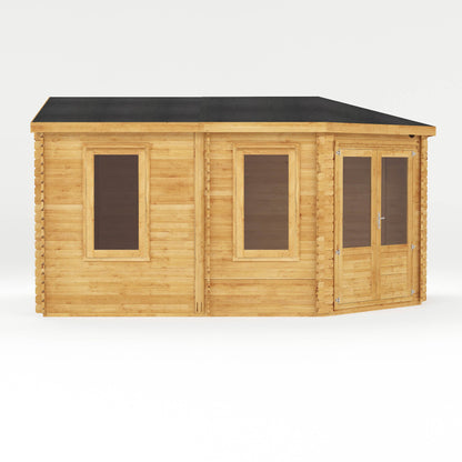 Mercia 5m x 3m Corner Lodge Log Cabin - 28mm