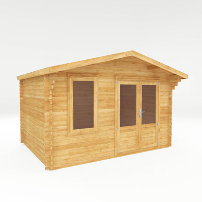 Mercia 4m x 3m Retreat Log Cabin - 28mm