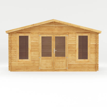 Mercia 5m x 3m Retreat Log Cabin - 28mm