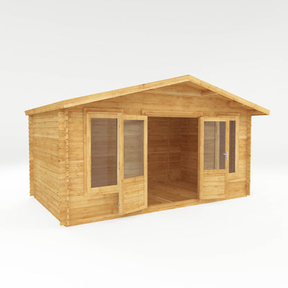 Mercia 5m x 3m Retreat Log Cabin - 28mm