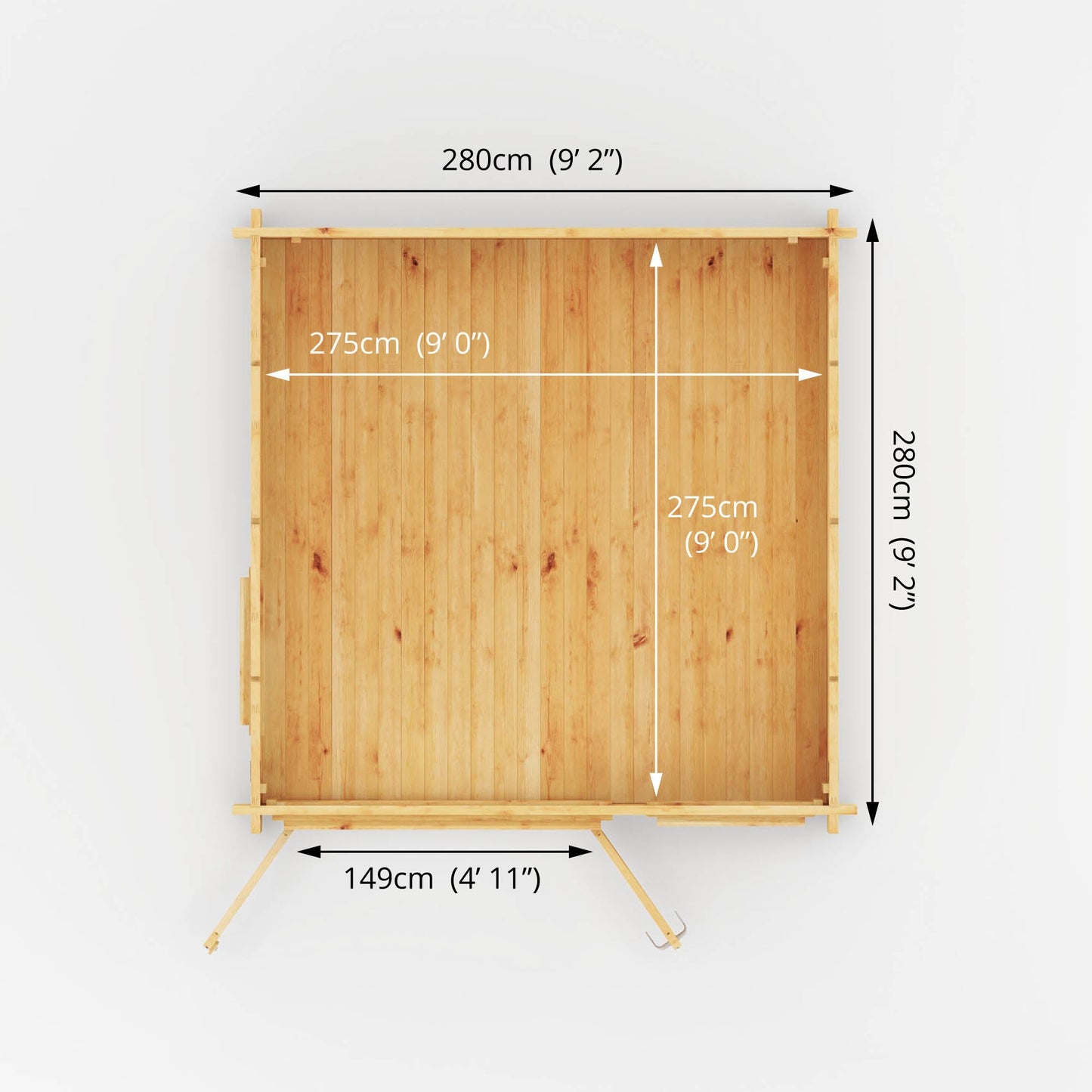 Mercia 3m x 3m Home Office Elite - 28mm