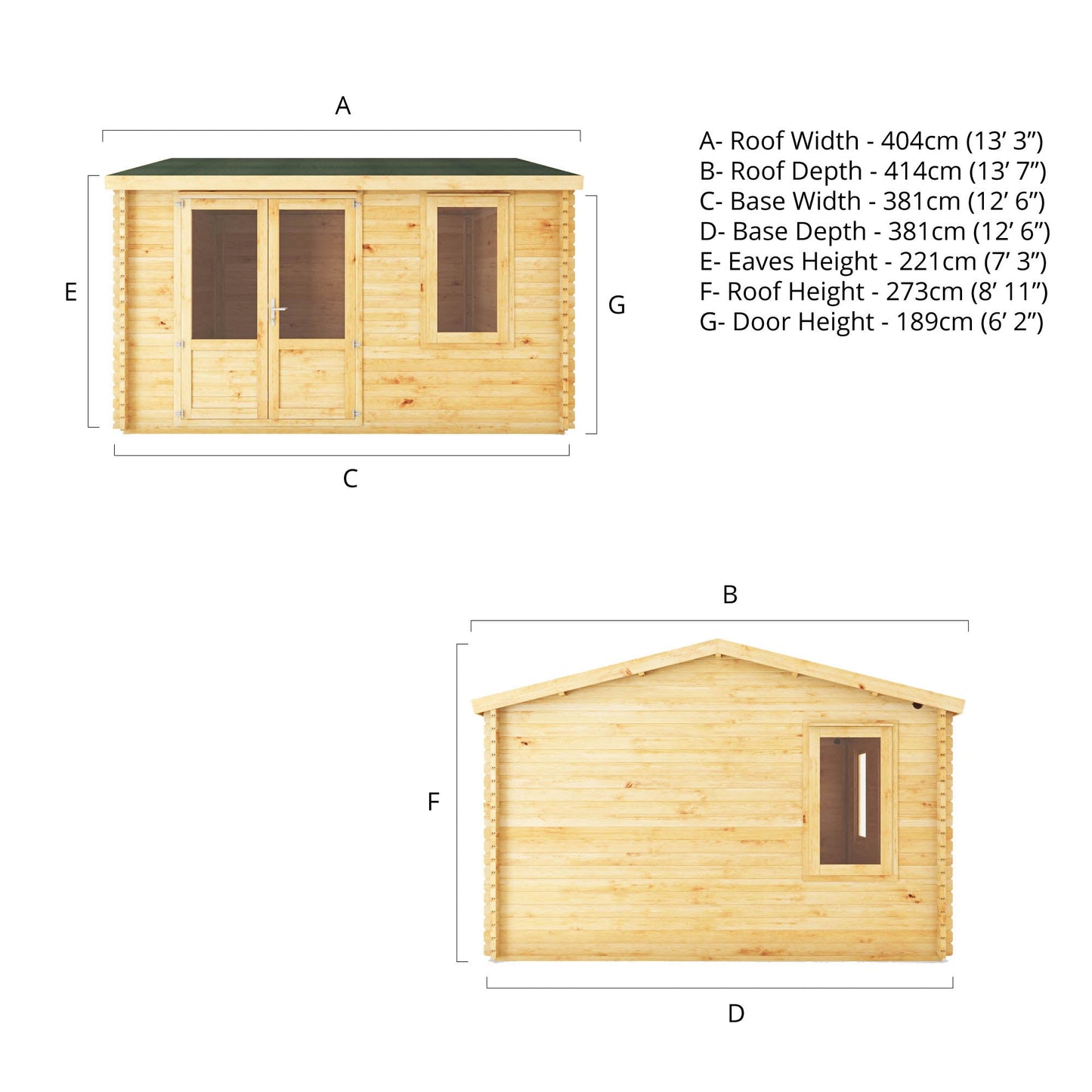 Mercia 4m x 4m Home Office Elite - 28mm