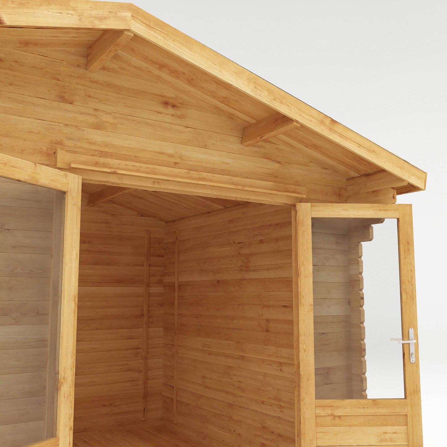 Mercia 4m x 3m Retreat Log Cabin - 34mm