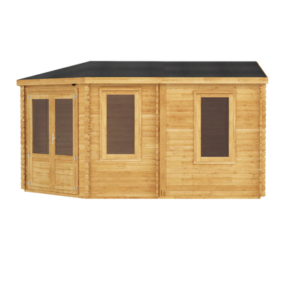 Mercia 5m x 3m Corner Lodge Log Cabin - 44mm