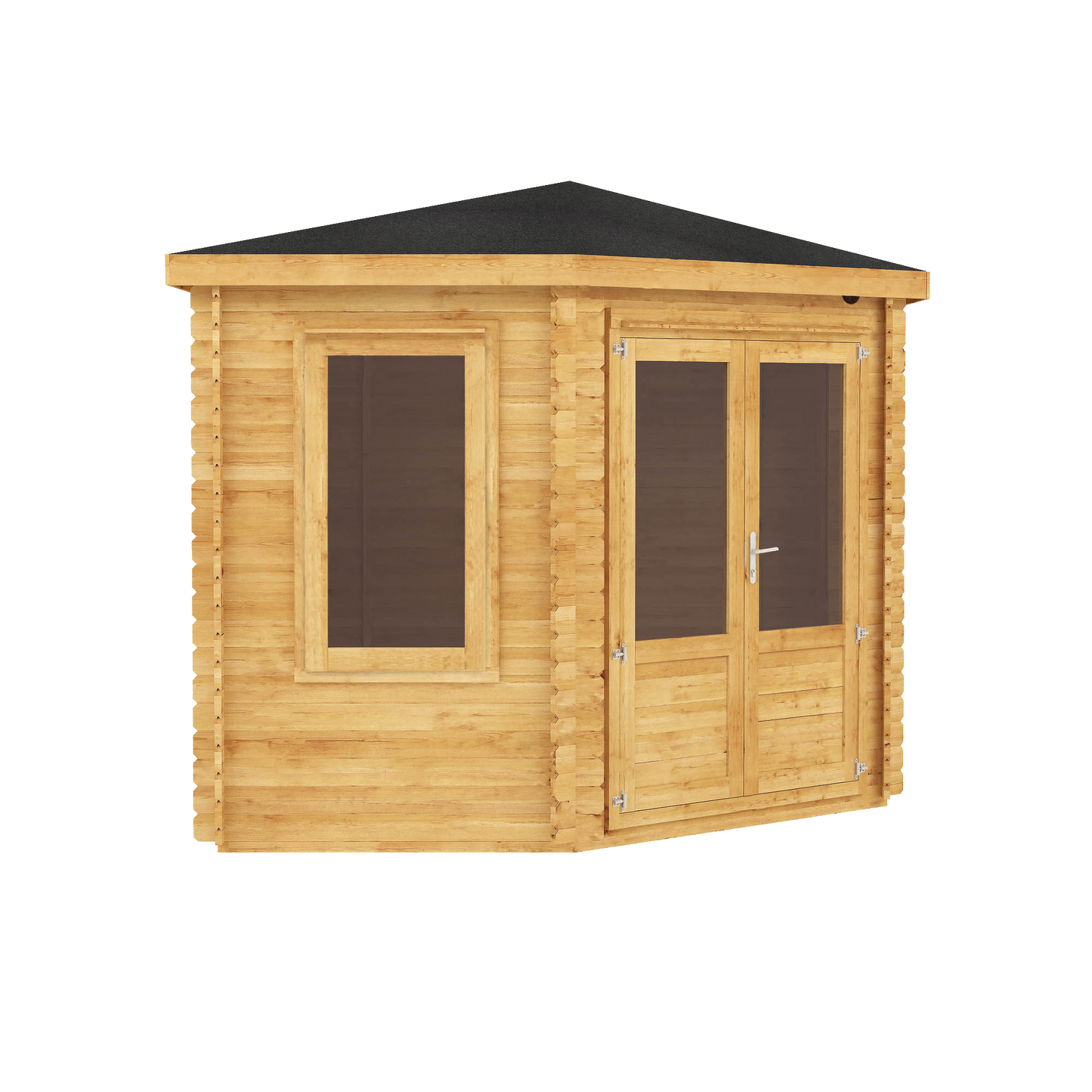 Mercia 5m x 3m Corner Lodge Log Cabin - 44mm