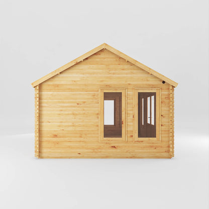 Mercia 5.3m x 4m Clock Tower Log Cabin - 44mm